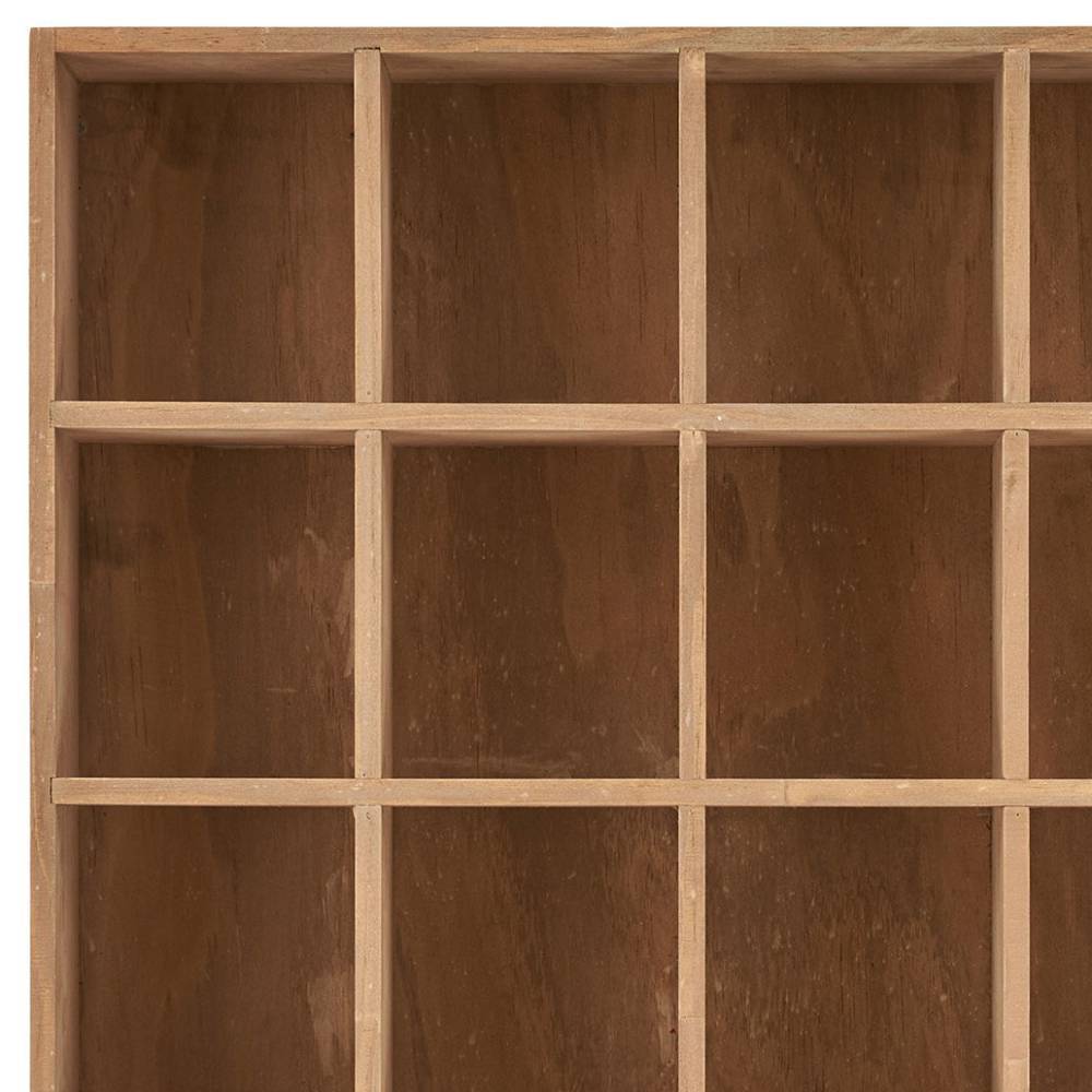 Kiefernholz Regal mit 20 Fächern - Acaso