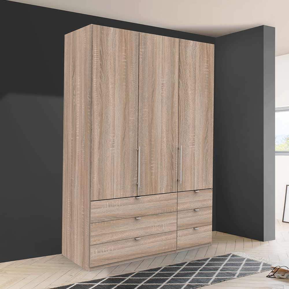 Hochwertiger Schlafzimmerschrank foliert Holzoptik - Zayun