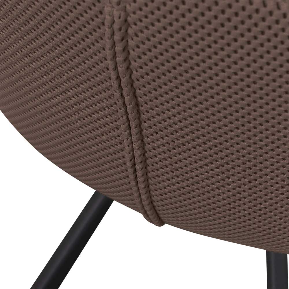 Mesh Polsterstuhl mit Armlehnen - Charlena
