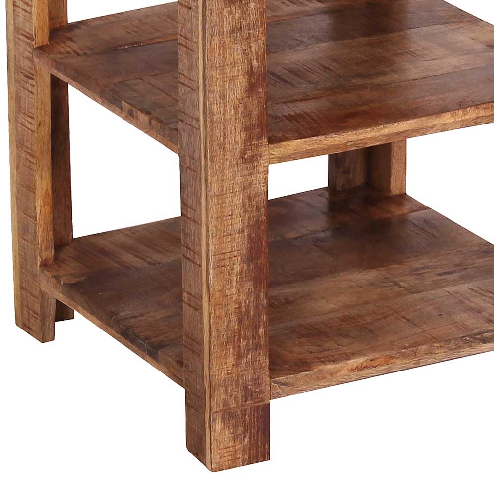 44x60x44 Holz Regal mit zwei Fächern - Olmedo