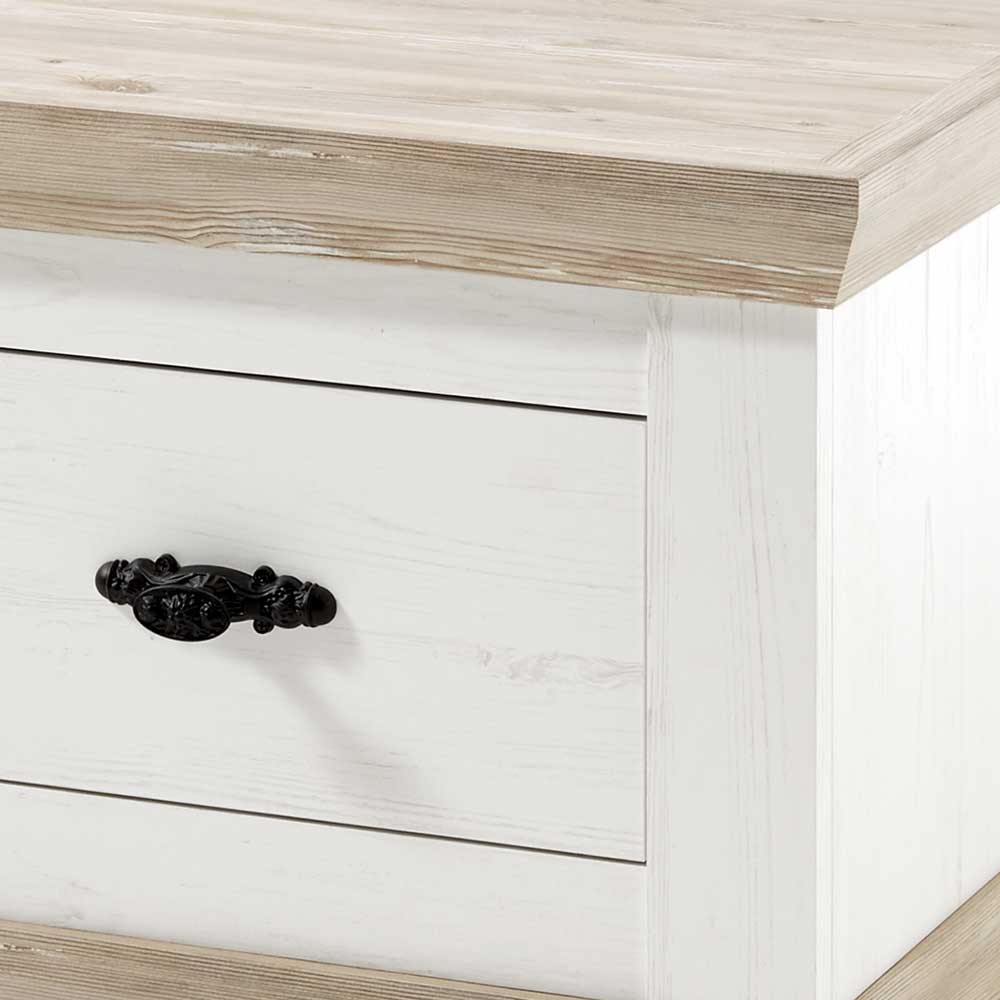 Dielenmöbel Kombi im Country Look - Nedita (dreiteilig)