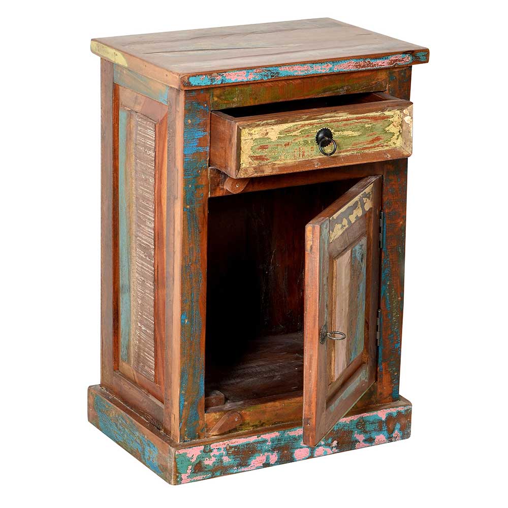 Shabby Badmöbel aus Recyclingholz - Jamaica (fünfteilig)