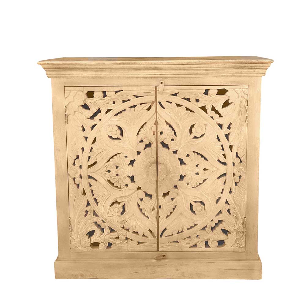 Vintage Türen Kommode mit floralem Ornament - Runiasa