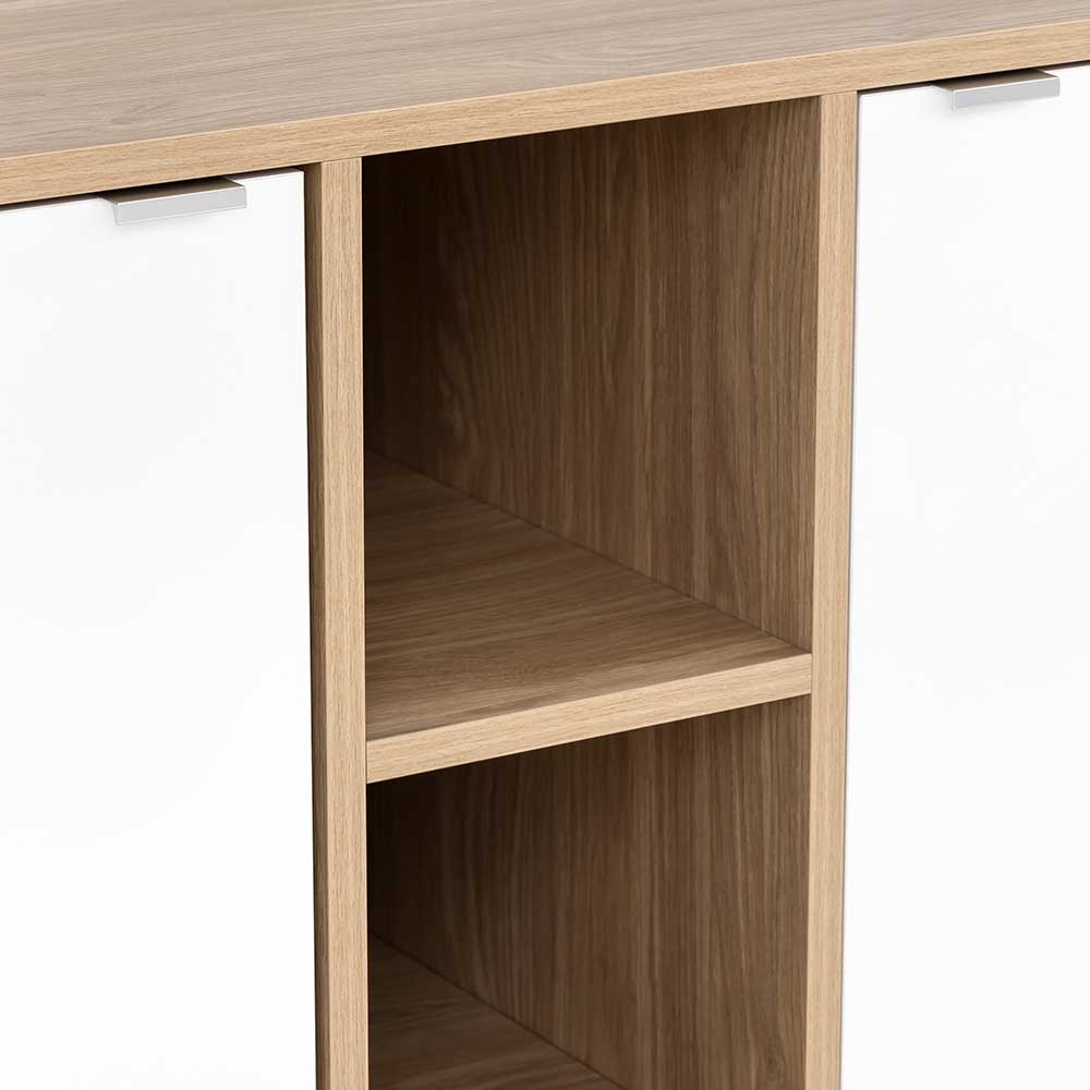 Highboard mit 2 Türen & 5 Fächern - Lombardi