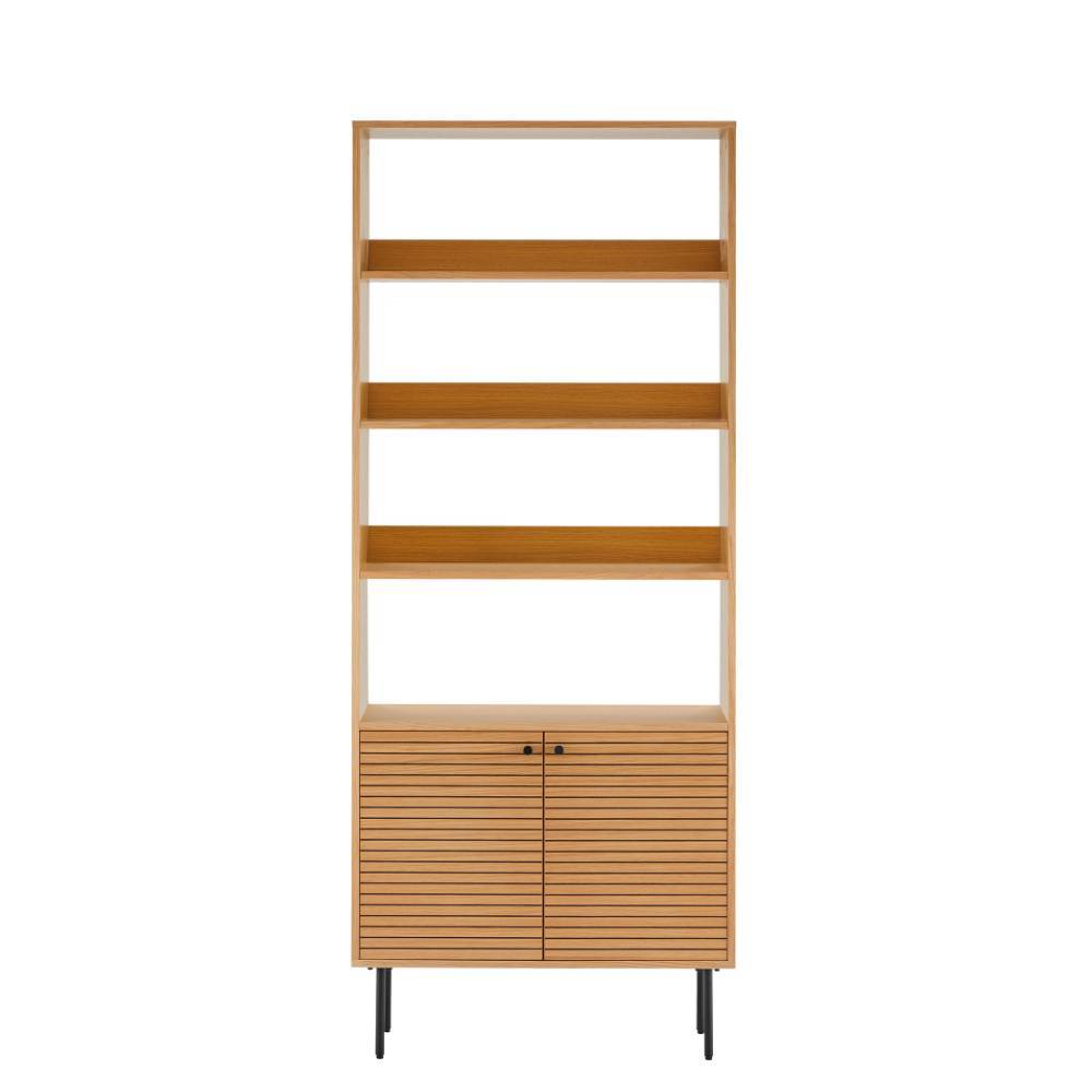Bücherregal mit Eiche Furnier - Virona