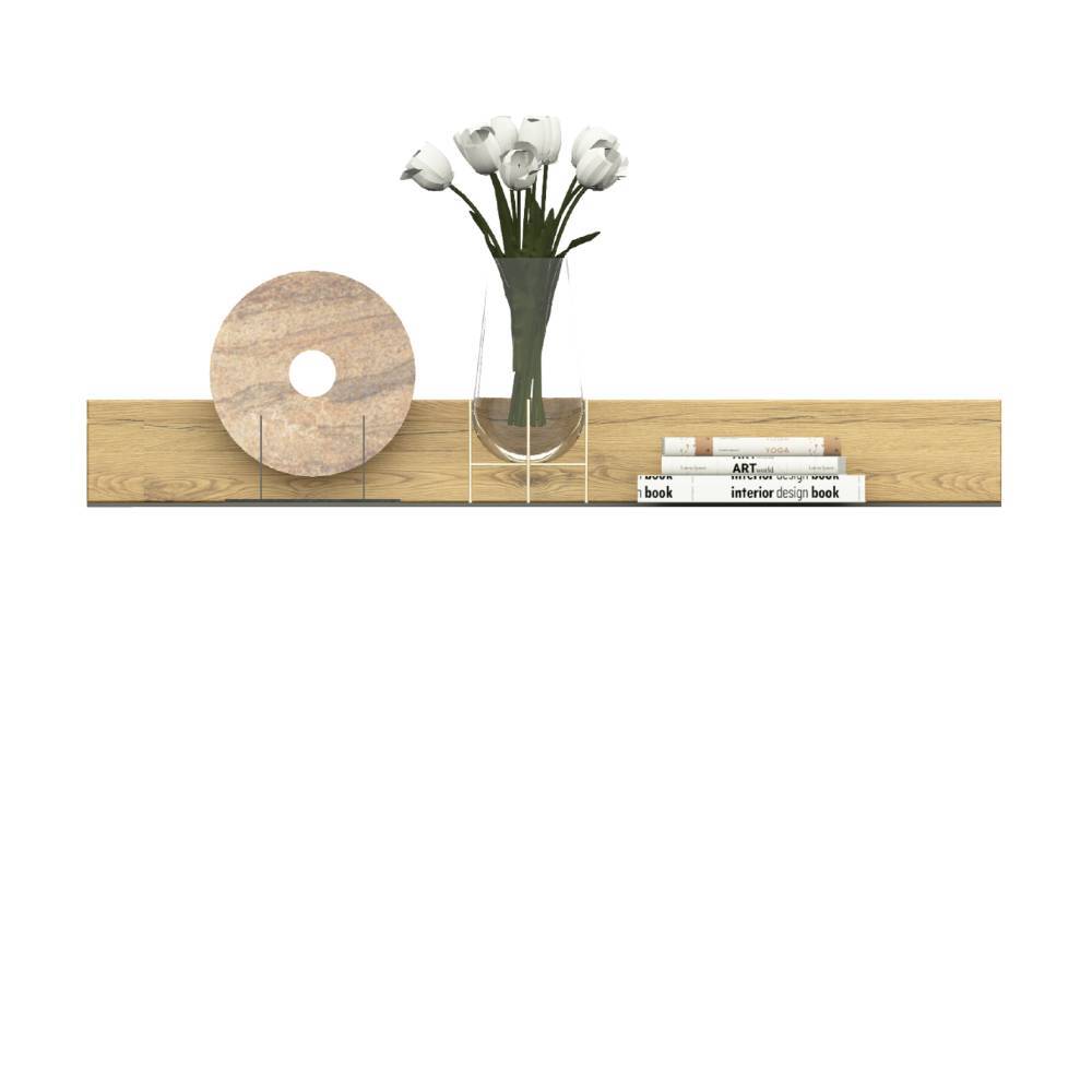 Wandboard mit Parsolglas-Ablage - Friburgo