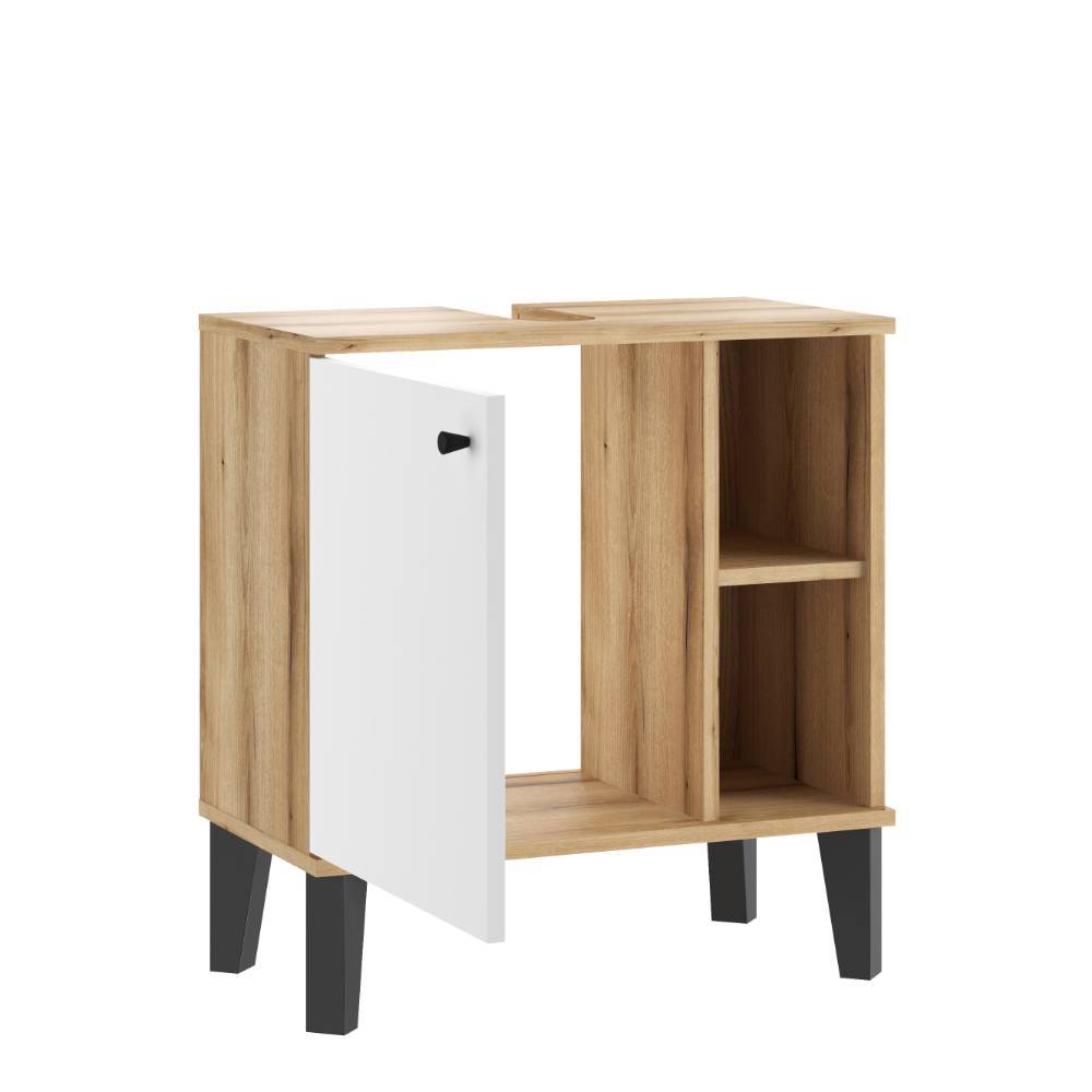 Bad Waschbeckenschrank & Spiegel Set - Naviron (zweiteilig)
