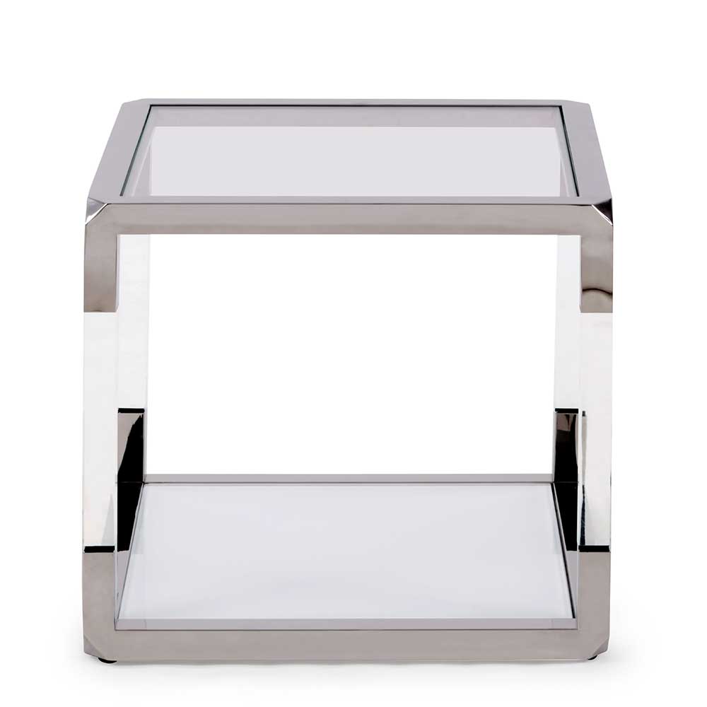 Design Beistelltisch aus Glas & Acrylglas - Camille