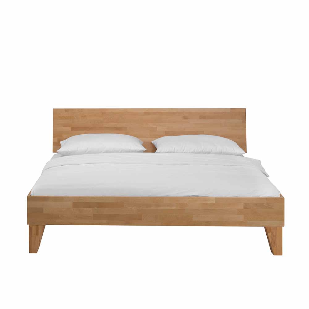 Natürliches Holzbett Jessen z.B. als Einzelbett