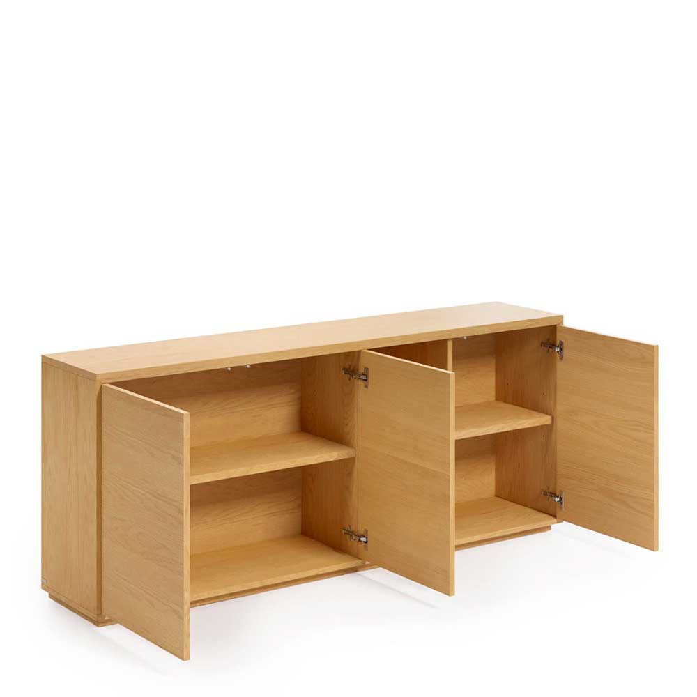180x75x36 cm Sideboard mit drei Türen & Fächern - Elastian