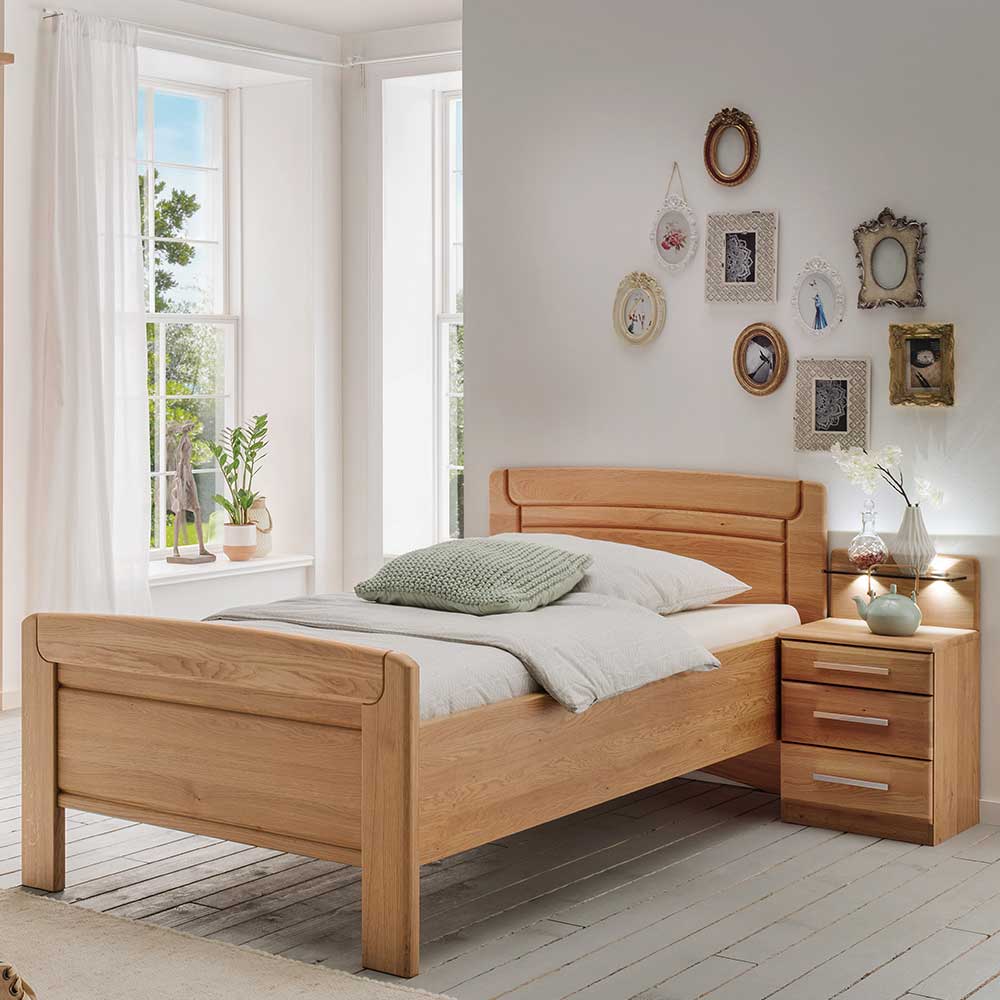 Eiche Schlafzimmer komplett - Sendician (dreiteilig)