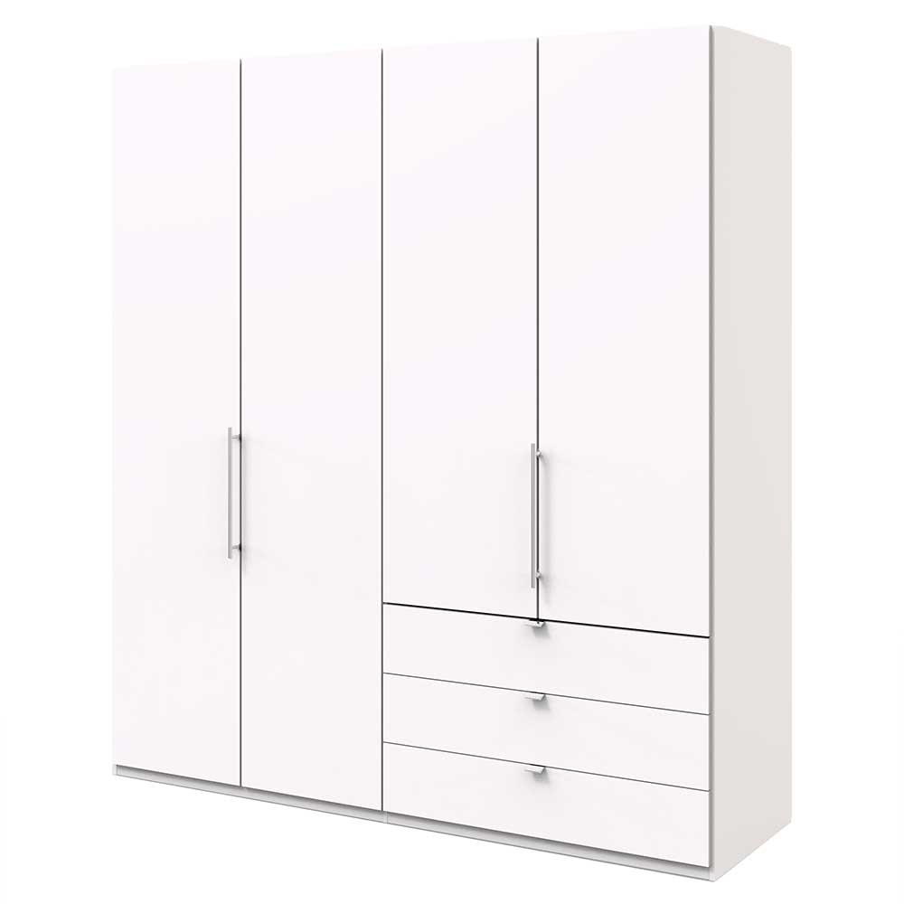 Kleiderschrank fürs Schlafzimmer in Weiß - Donpiave