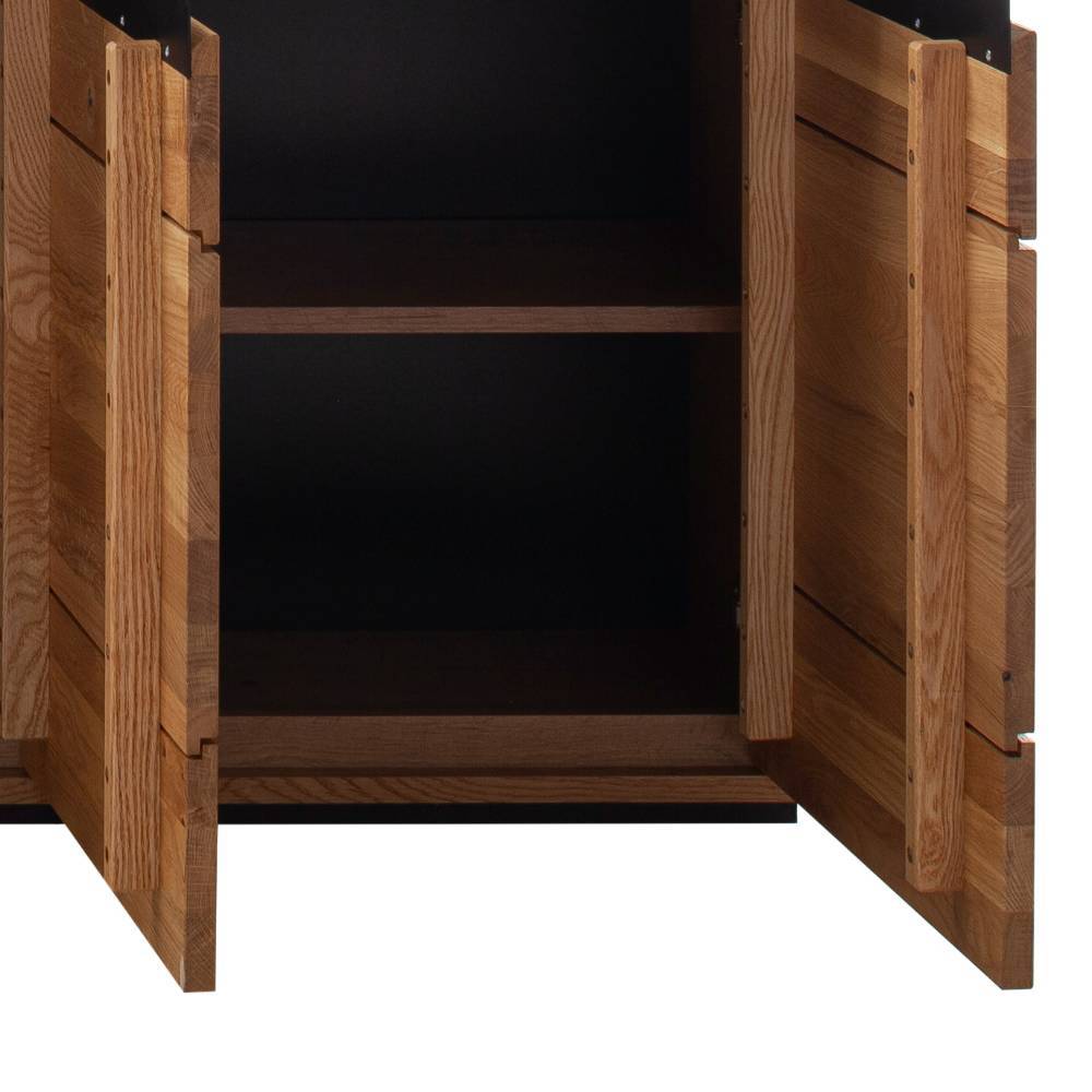 Sideboard in Wildeiche teilmassiv - Pulvaria
