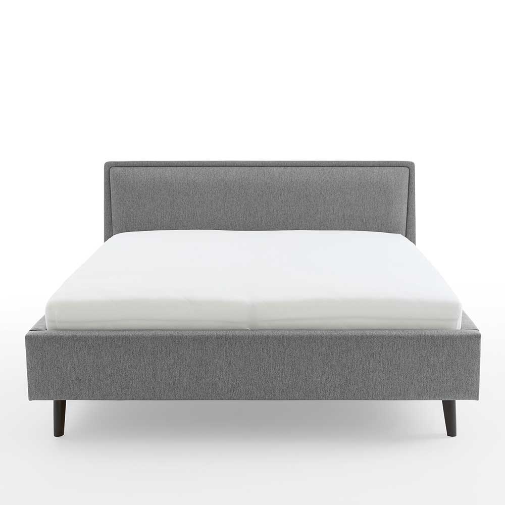 Skandi Polsterbett in Grau Stoff - Optica