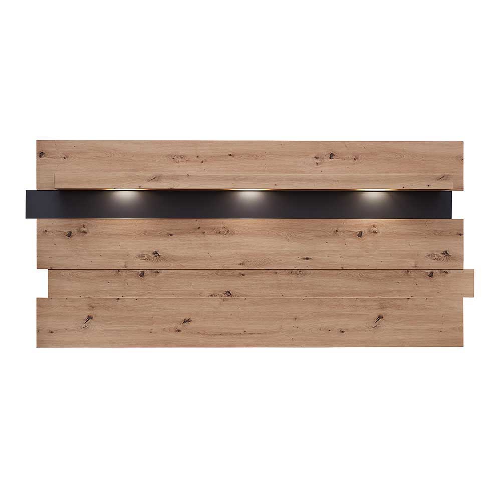 Wohnzimmer TV Anbauwand in Wildeiche - Kuetra (dreiteilig)