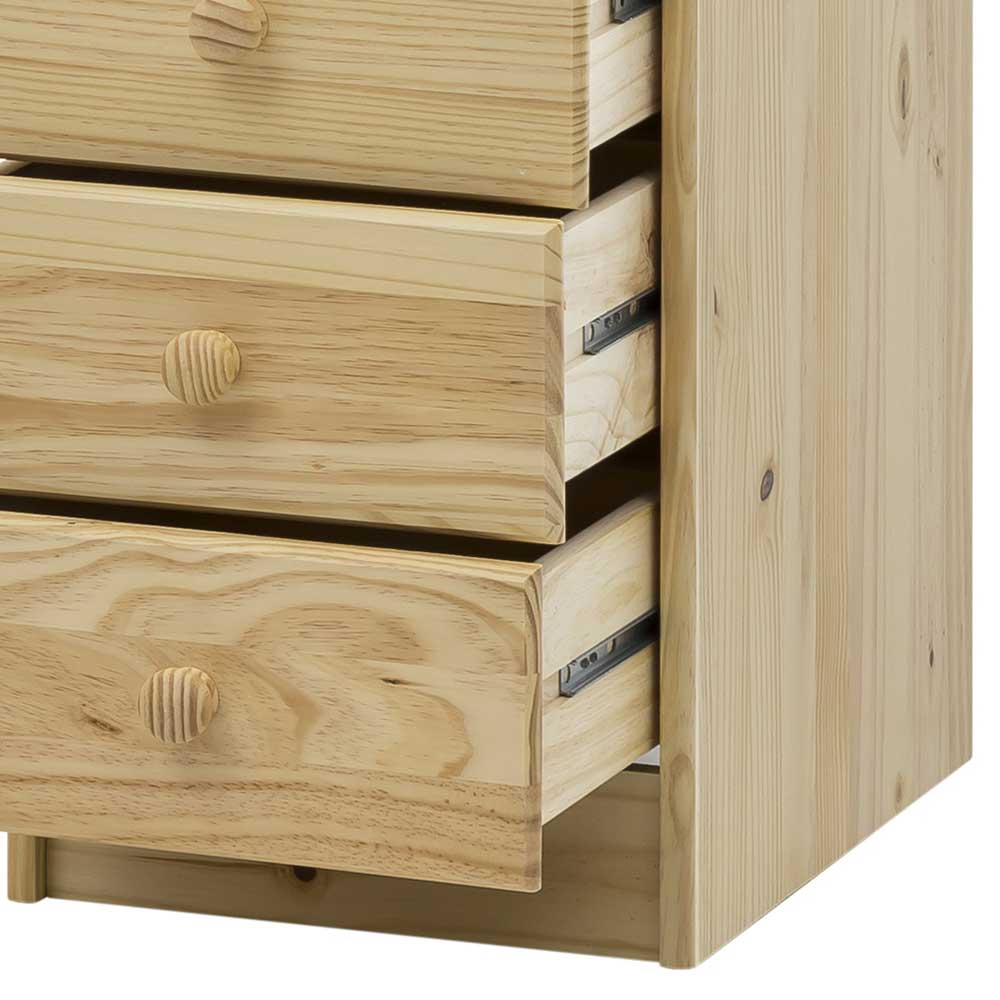 110x54 Kleiner Schreibtisch aus Kiefer Massivholz - Bibulath