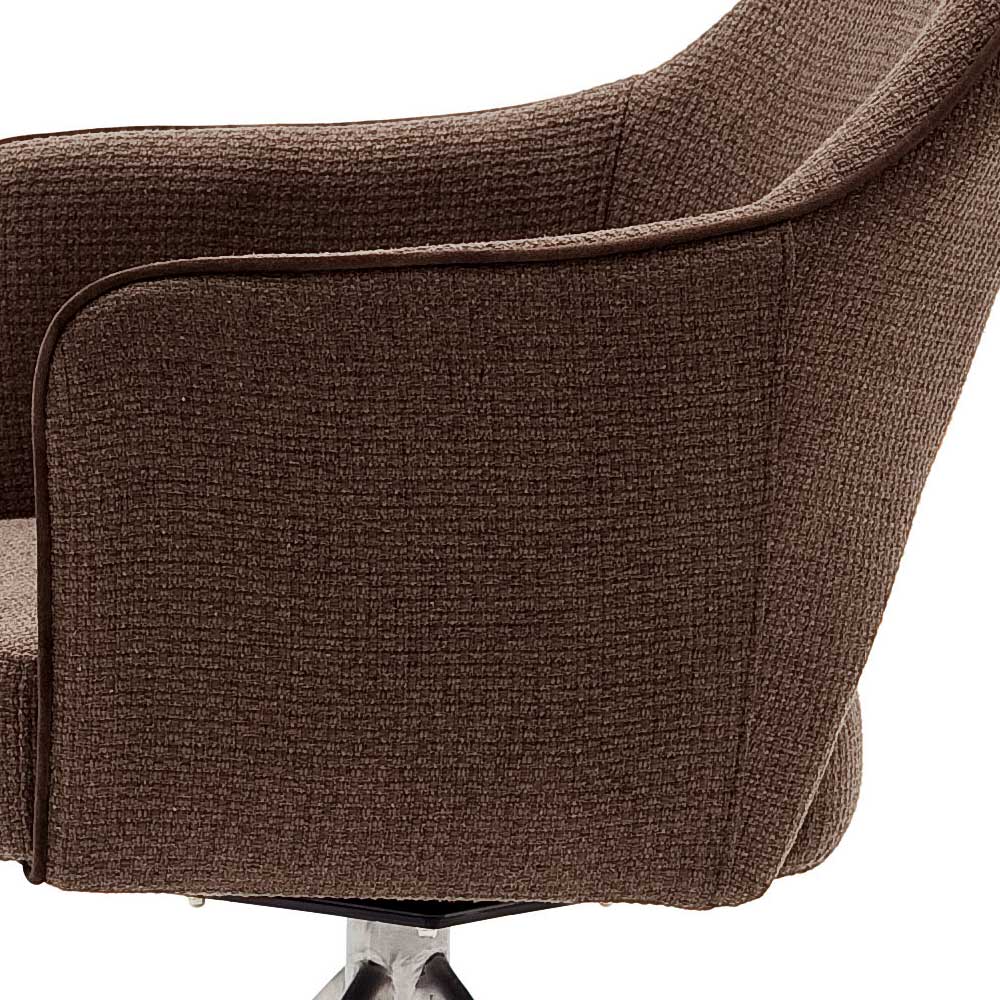 Drehbarer Armlehnenstuhl fürs Esszimmer - Mailak (2er Set)