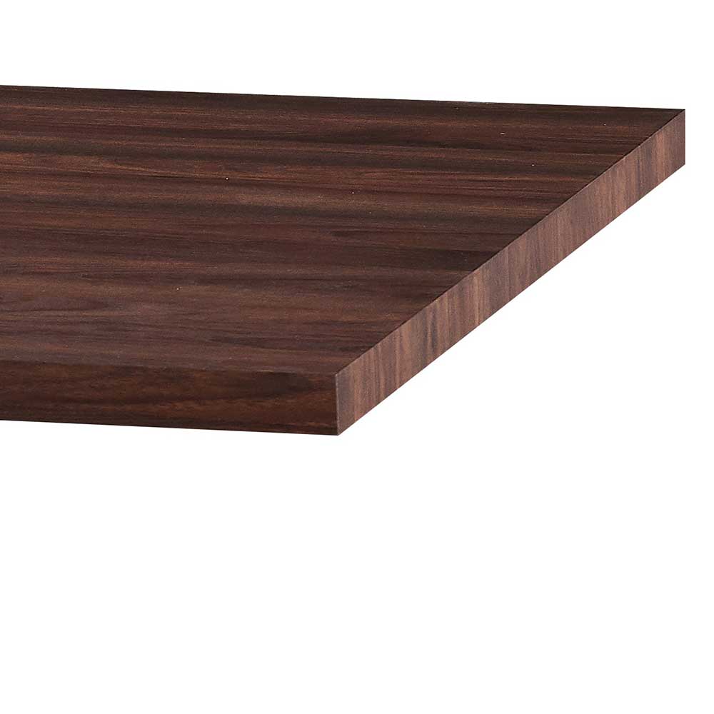 180x90 Nussbaum Dekor Tisch mit Spider Gestell - Inbano