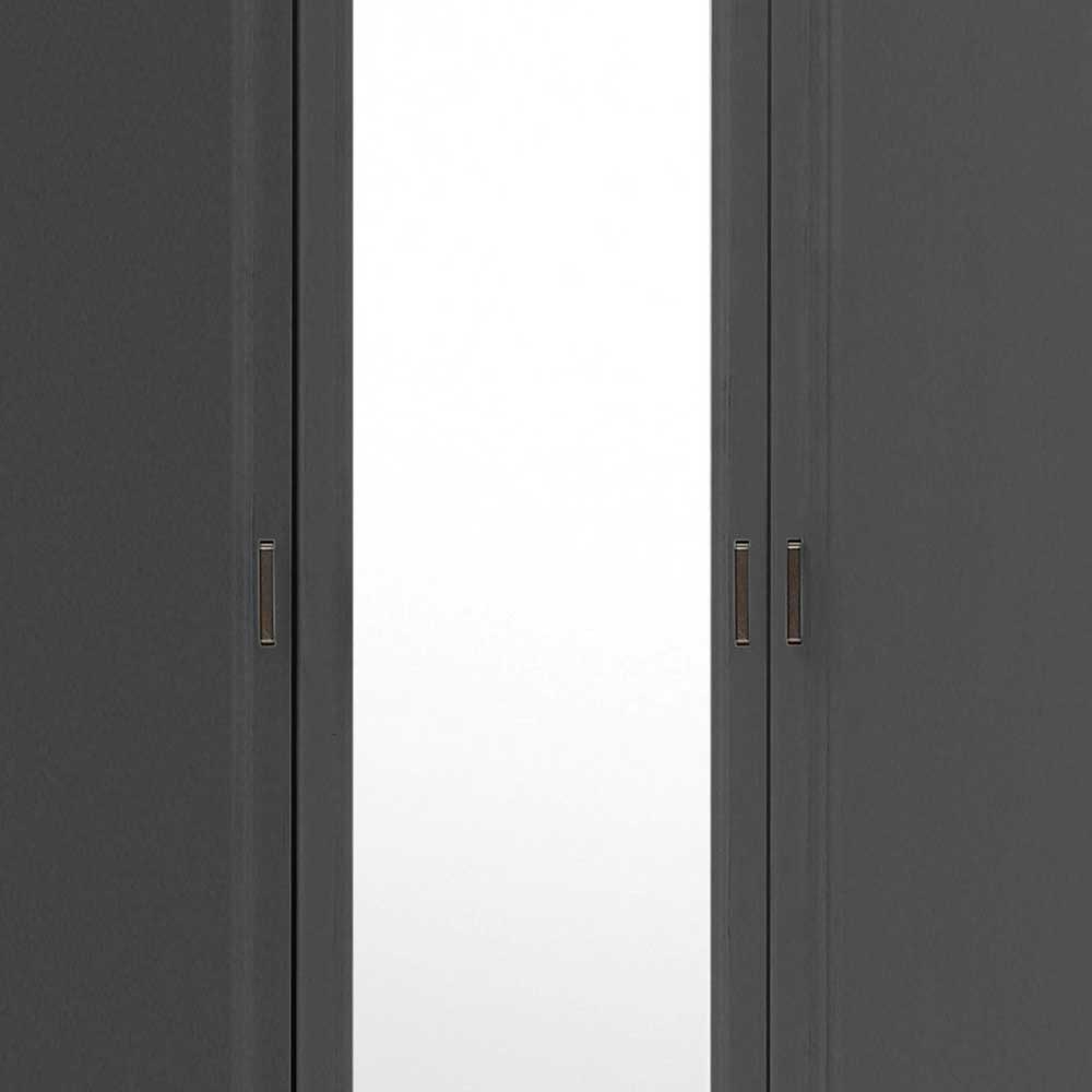 Landhaus Kleiderschrank mit Spiegel - Zenuvra