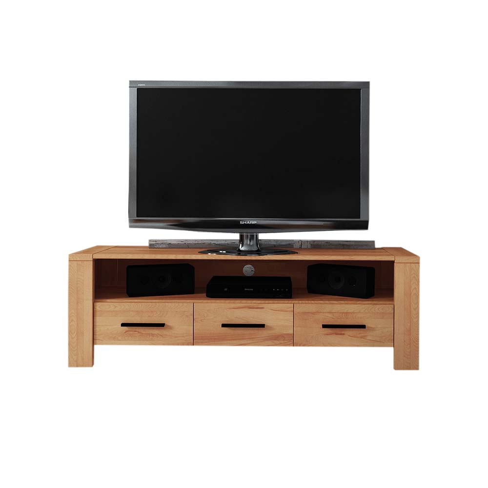 TV Board Mosniak aus Kernbuche Massivholz