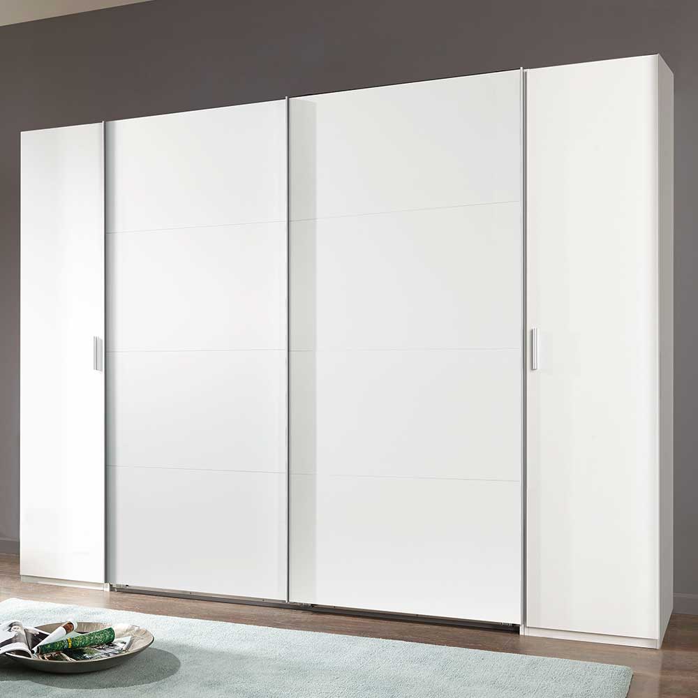 Kleiderschrank mit Dreh- und Schiebetüren - Abion