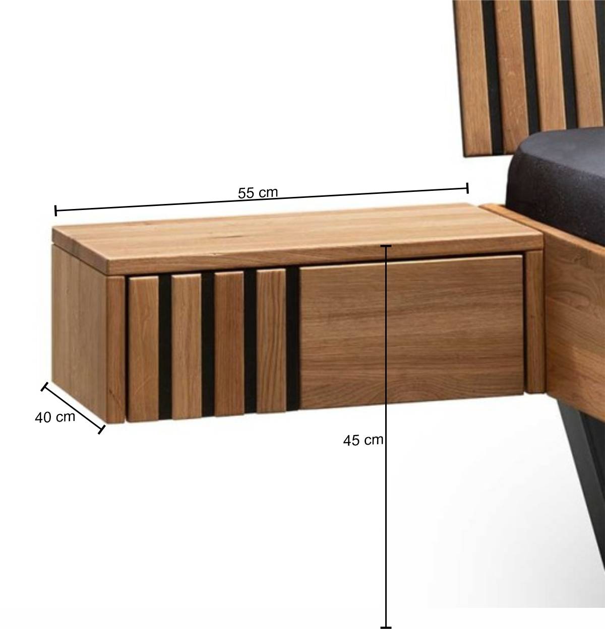 Designer Bett im Industry und Loft Stil - Manarola