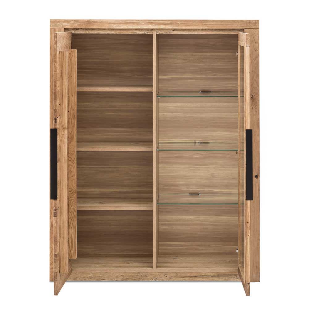 108x141x40 Highboard mit Glaseinsatz - Nelenia