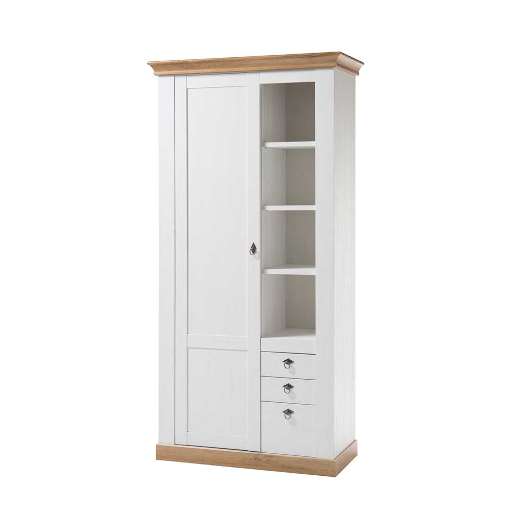 102x204x44 Wohnzimmerschrank zweifarbig - Diatara