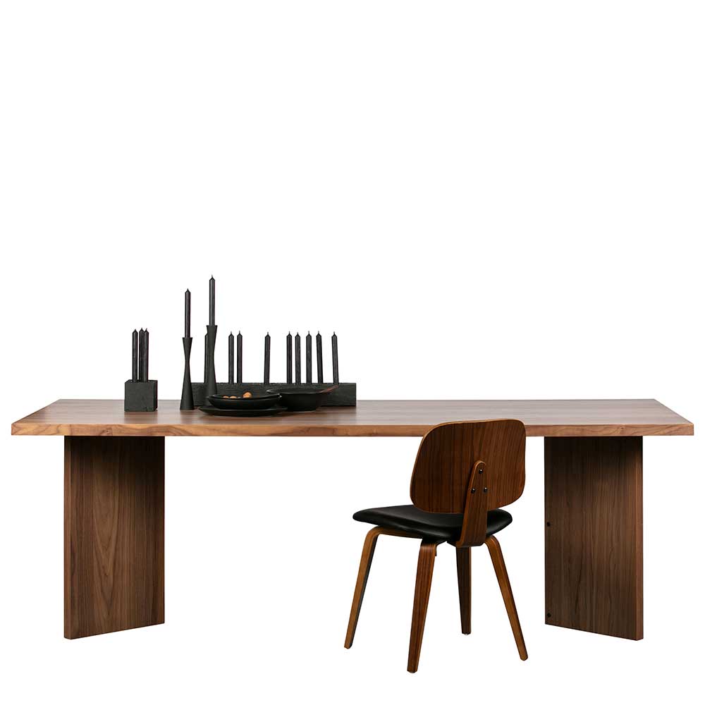 Designstuhl aus Kunstleder & Schichtholz - Riostar