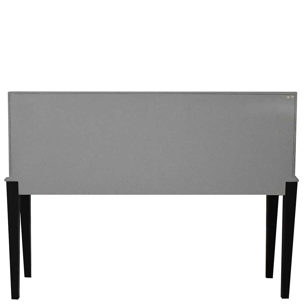 Design Konsolentisch in Silber & Schwarz - Formosa