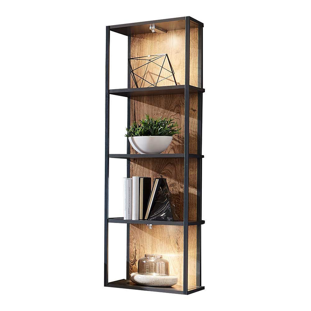 Wohnwand Designmöbel Set - Xindus (vierteilig)