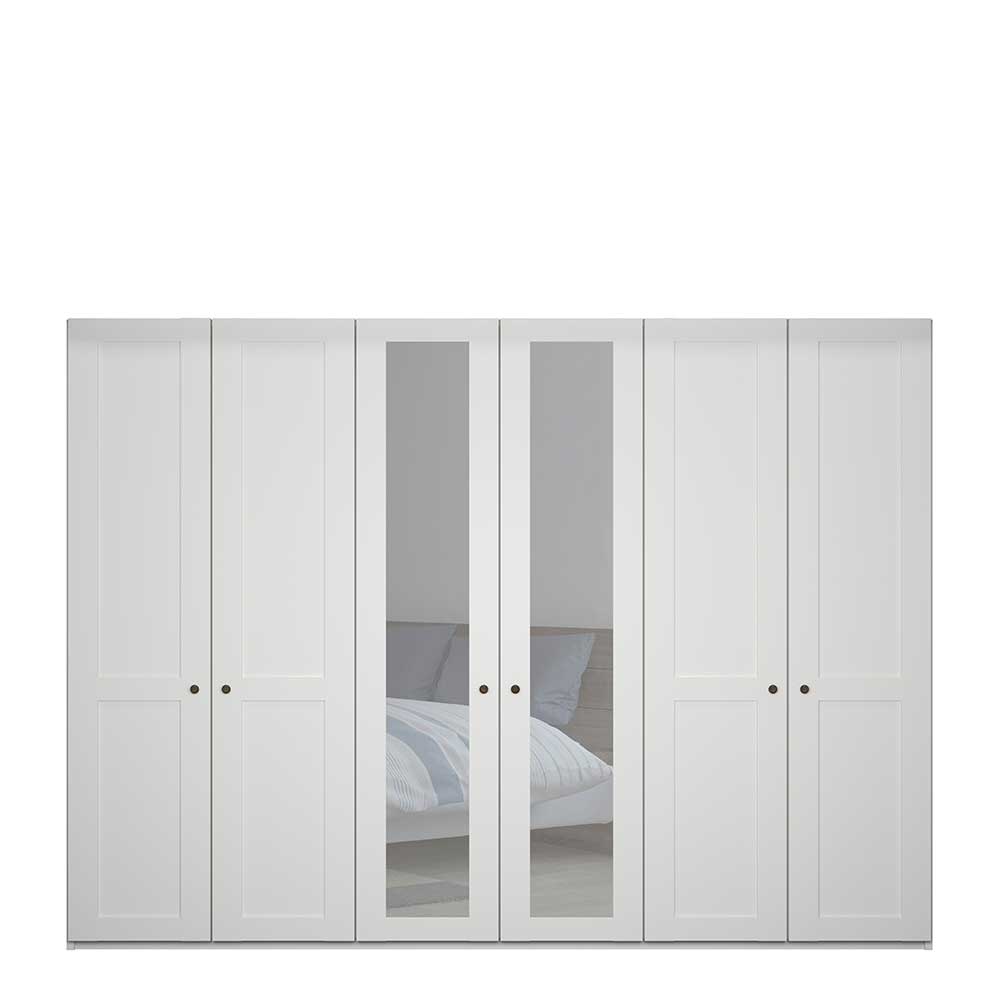 6-türiger Schlafzimmerschrank 300 cm breit - Flinn