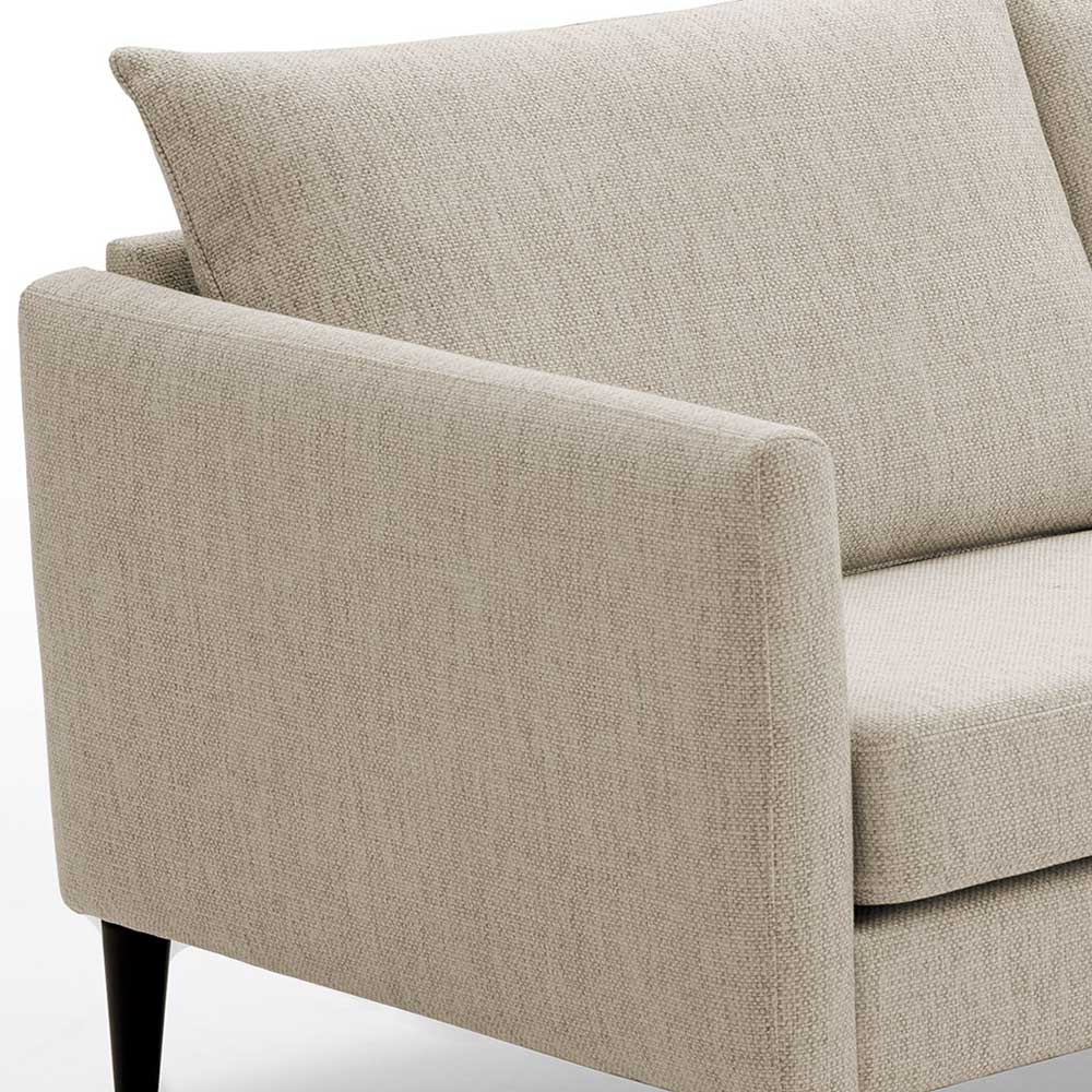 Moderne Eckcouch in Creme - Bentema
