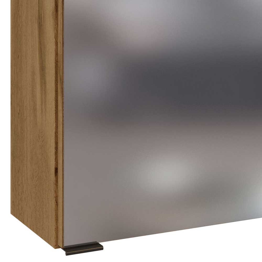 Bad Spiegelschrank in Wildeiche Holznachbildung - Arazony