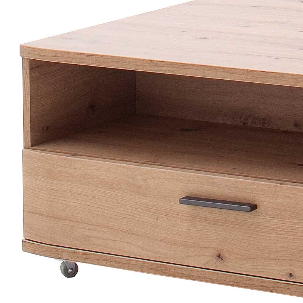 115x70 Stauraum Sofatisch auf Rollen - Vecenda