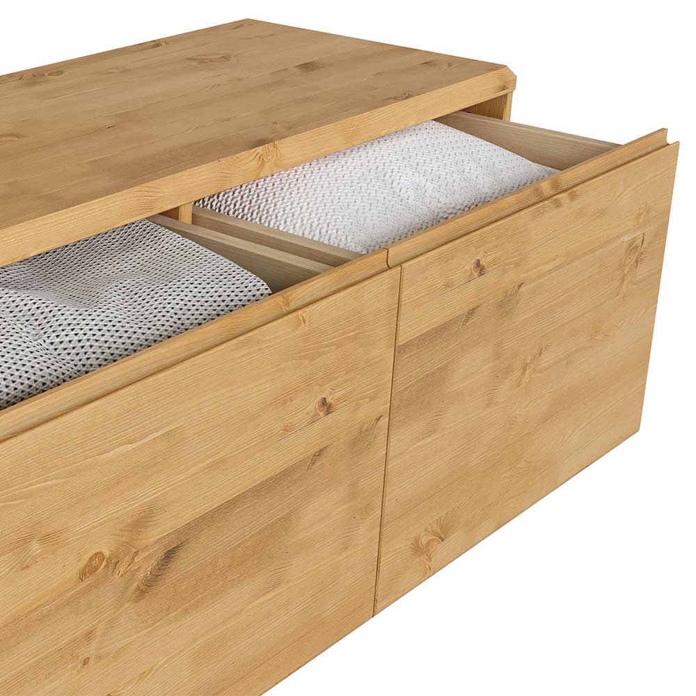 98x48x34 2 Schubladen Kommode aus Kiefer - Etvina
