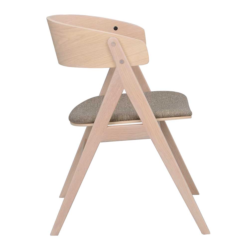 Designstühle in Eiche White Wash - Ezaja (2er Set)