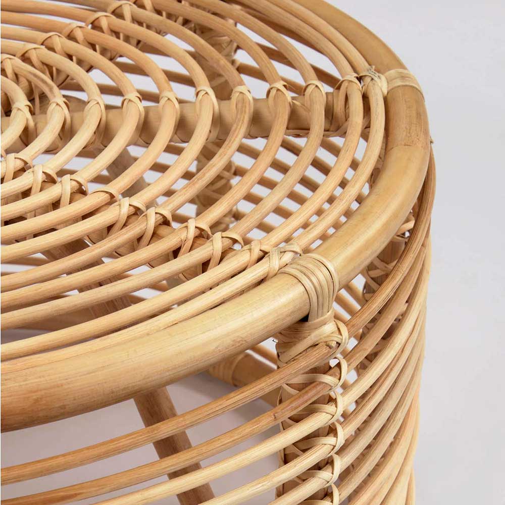 66x36x66 Couchtisch aus Rattan Geflecht - Phildel