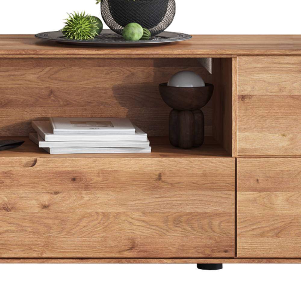 TV Lowboard aus Massivholz Wildeiche - Holiday