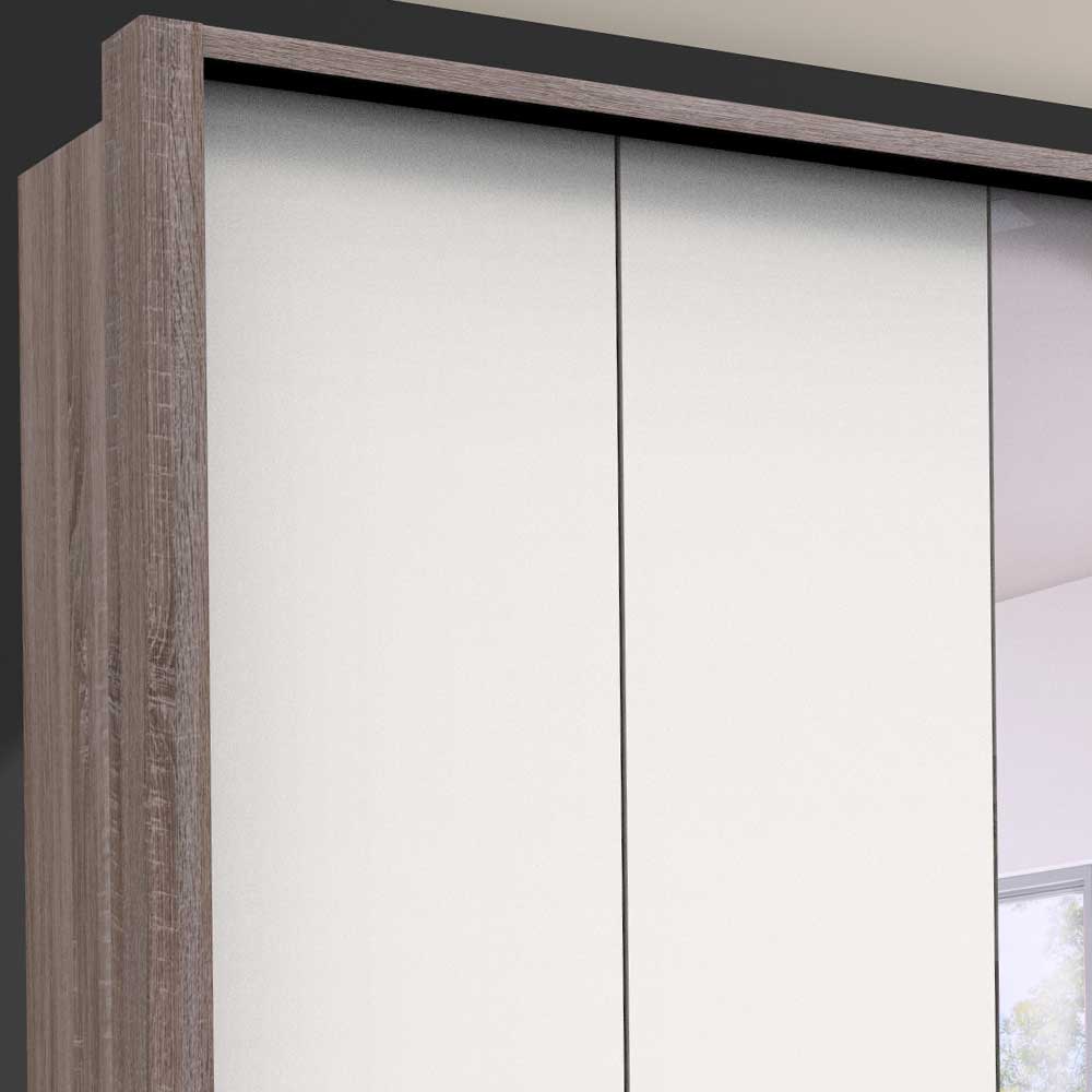 Schlafzimmerschrank mit Metallgriffen - Tivierto I
