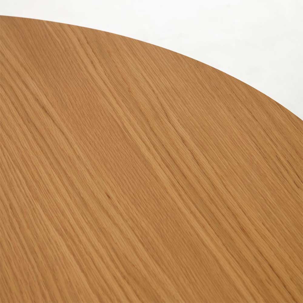 Tisch mit zwei Einlegeplatten in Eichefarben - Pape