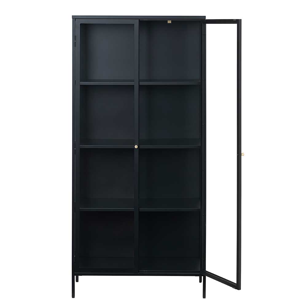 90x190x40 Doppeltür Vitrine aus Metall - Butoaie