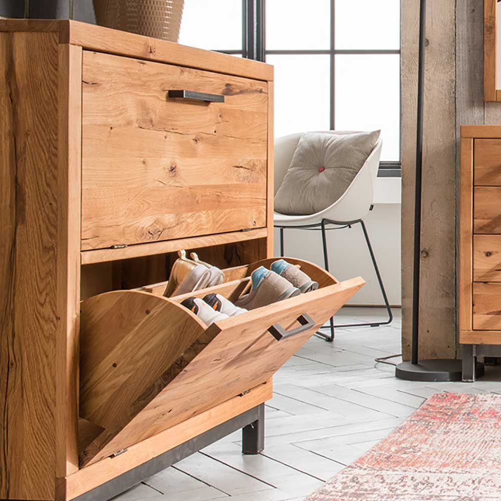 Industry Design Schuhschrank aus Wildeiche - Mulcian