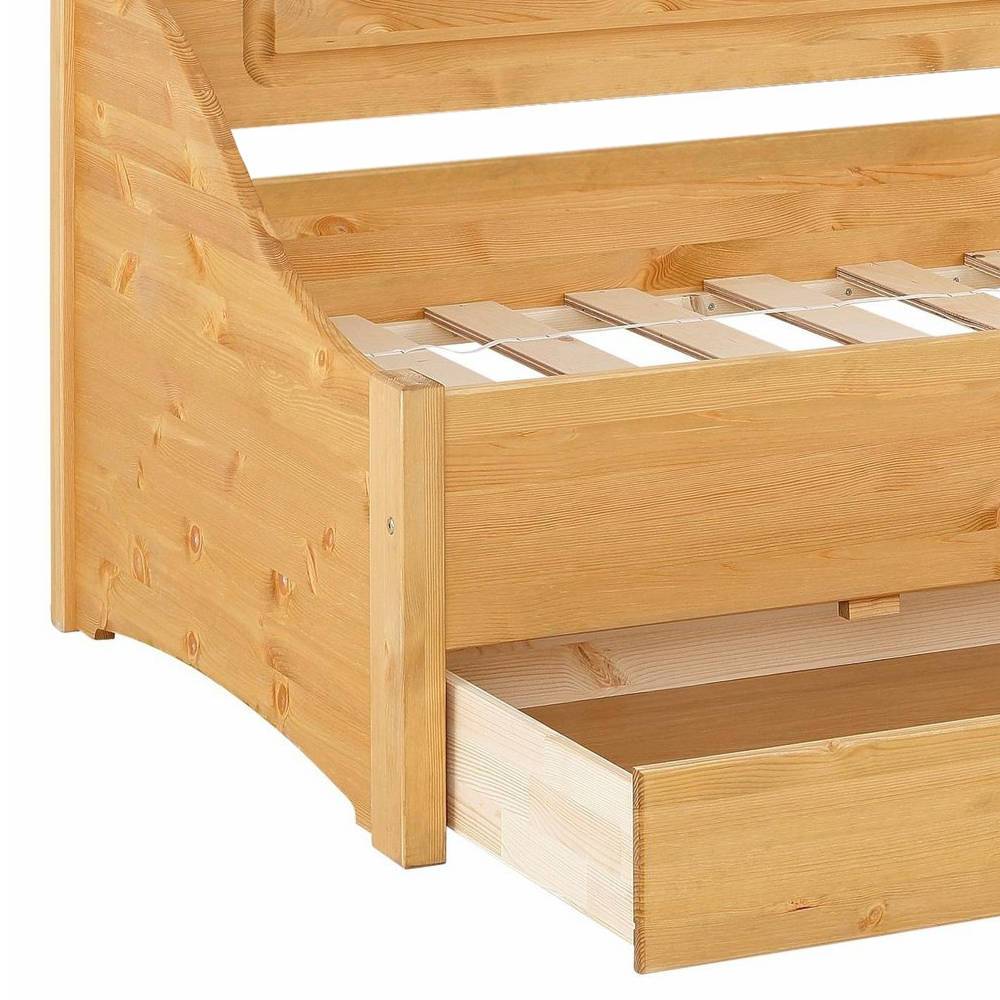 Kojen Design Landhausbett aus Kiefer Natur - Vocoja
