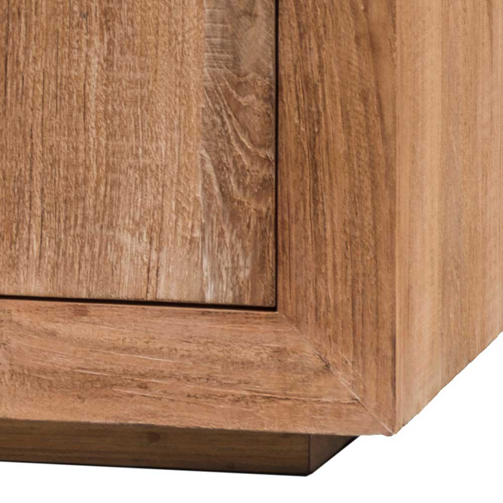 Teak Couchtisch auf Sockelgestell - Myons