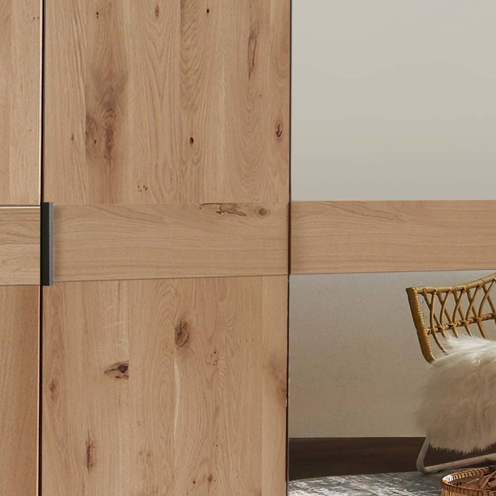 7-türiger Schlafzimmerschrank mit drei Spiegeltüren - Yanicas
