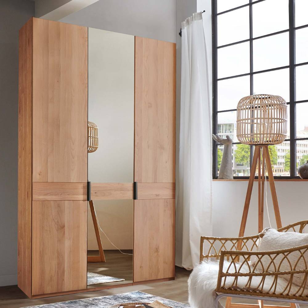 3-türiger Schlafzimmerschrank mit einer Spiegeltür - Murray