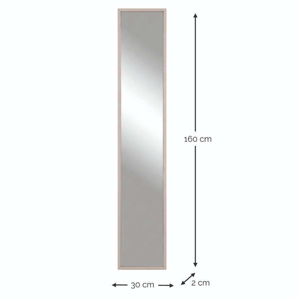 Ganzkörperspiegel in Taupe - Cacoon