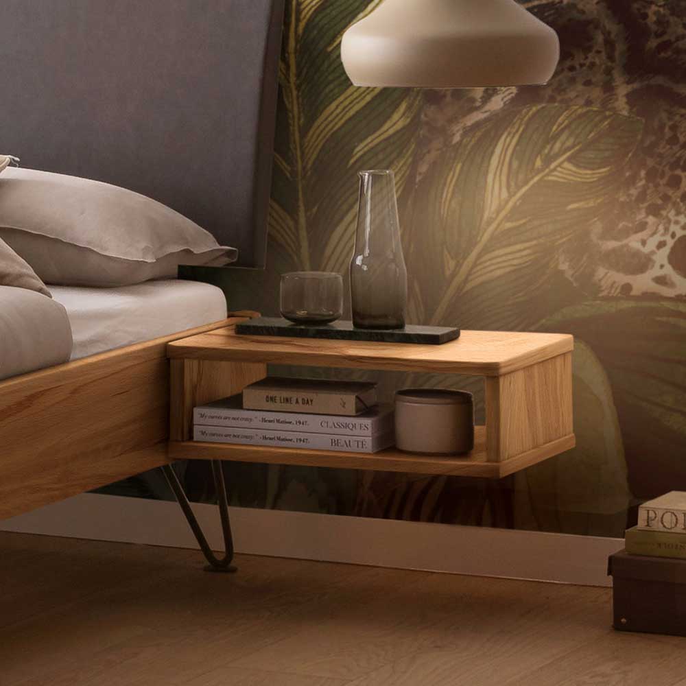 Designerbett aus Wildbuche geölt - Angie