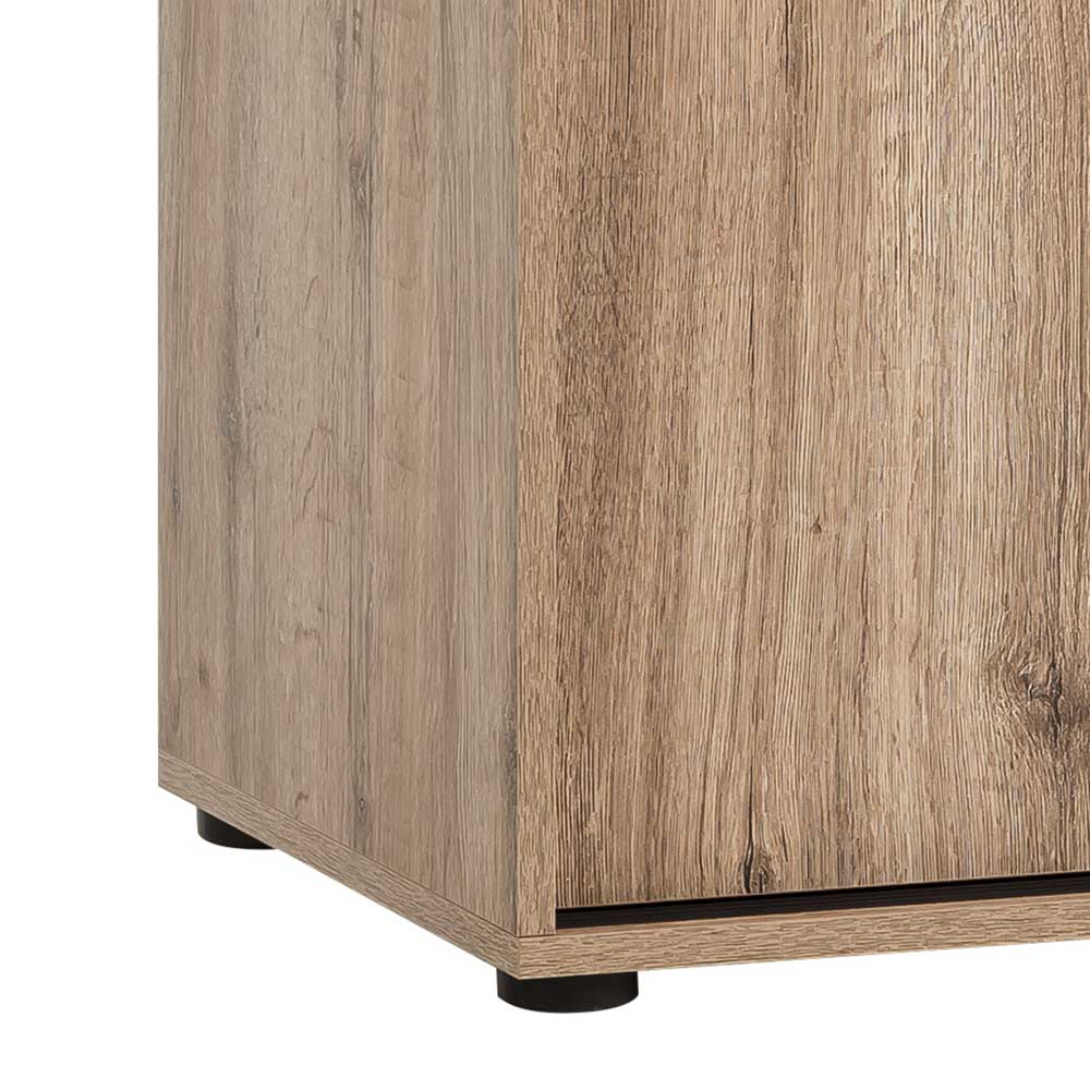 Holzoptik Ordnerschrank mit Schiebetüren - Jytte